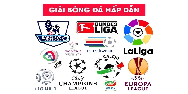 Hội tụ tất cả những giải đấu bóng đá lớn toàn cầu